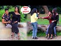 Montii roy sitting on boys  prank on strangers gone wrong  funny