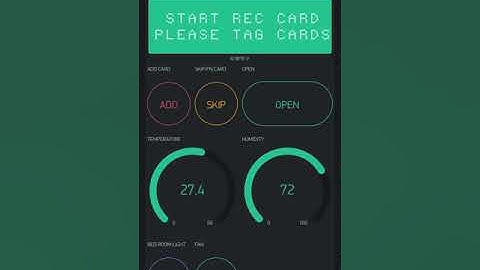 Blynk+ESP8266+DH11+RFID+IFTTT
