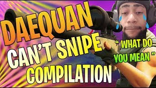 Daequan Can't Snipe? Daequan Funny Moments Compilation ( Fortnite funniest moments )