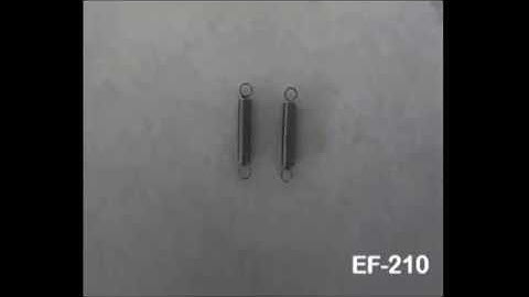 CNC Extension Spring Machine EF-210 - Extension Spring with Cross Center Loop - YHM