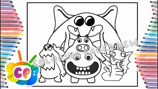 Garten of BanBan chapter 3 coloring page /Garten of Banban 3 /Cartoon - On & On [NCS Release]