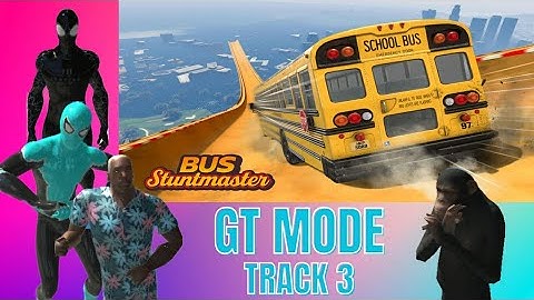 Bus Stunt Simulator 3d Android app game mega ramp crash driver | gtmode track 3