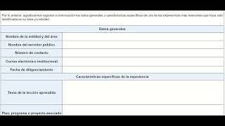 Tutorial sobre la herramienta de Documentaci贸n de lecciones aprendidas Tutorial sobre la herramienta de Documentaci贸n de lecciones aprendidas