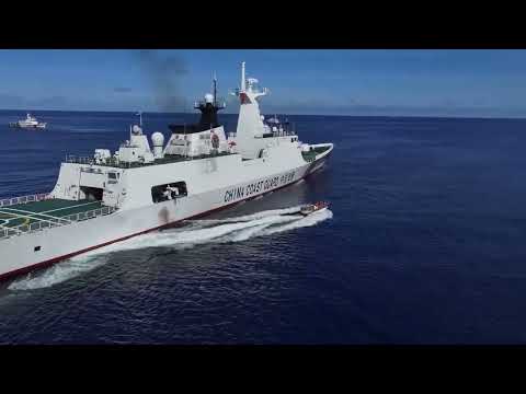 WATCH: China Coast Guard intensifies patrols around Huangyan Island in South China Sea