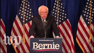 WATCH LIVE: Sanders holds news conference in Vermont after losses in key states