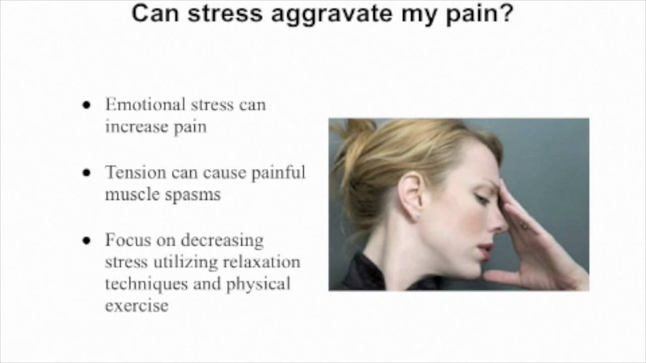 Does Stress Affect Back Pain or Neck Pain? - YouTube