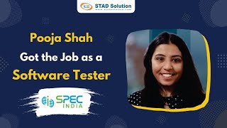 Placed as a Software Tester - Pooja Shah
