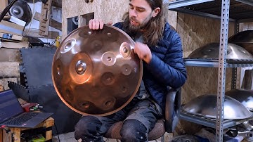 F# Pygmy 21 note Handpan (New Layout 2025)