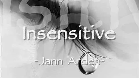 Jann Arden - Insensitive with Lyrics