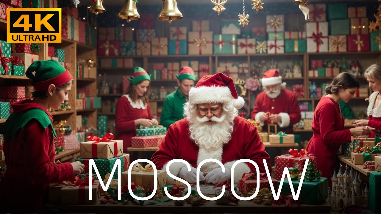 🎁✨ [4K] MOSCOW — Christmas Magic Comes to Life  | A JOURNEY TO CRISTMAS