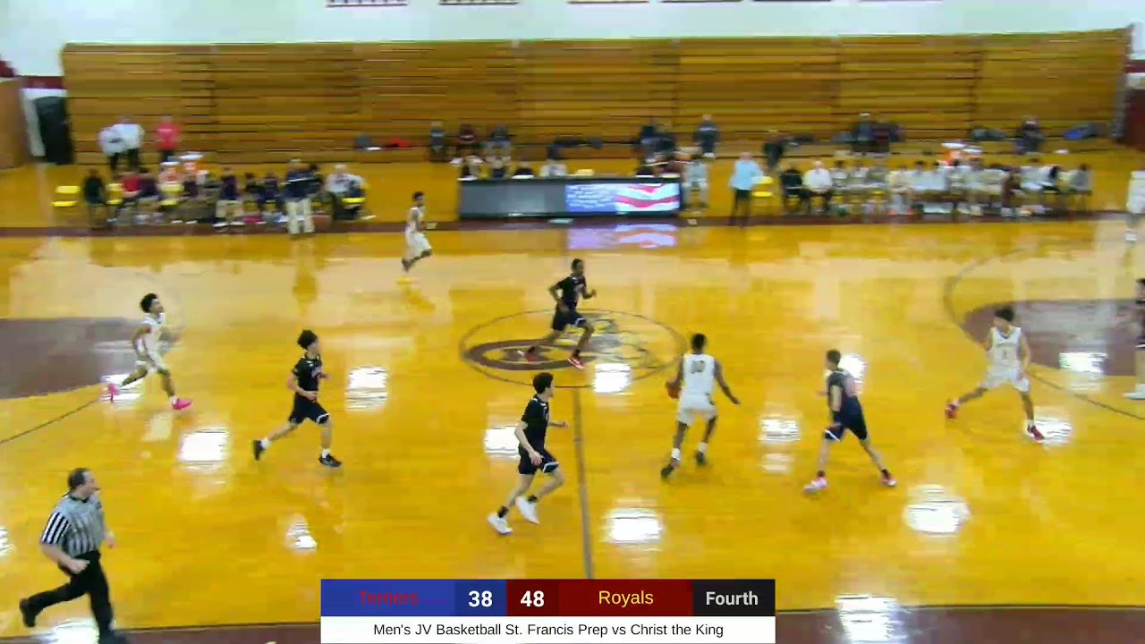 Men's JV Basketball St. Francis Prep vs Christ The King - YouTube