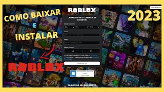 Como baixar e instalar ROBLOX no PC (2023)