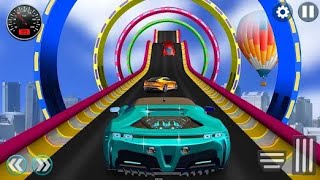 मेगा रैंप कार स्टंट 🎯 जीटी कार स्टंट 3डी🎯 एंड्रॉइड गेमप्ले भाग📱 #SantaStudioAlam screenshot 4