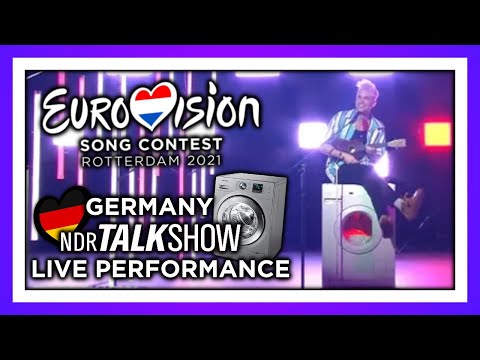 Jendrik - I Don't Feel Hate - Germany ?? - Live Performance @ NDR Talkshow - Eurovision 2021