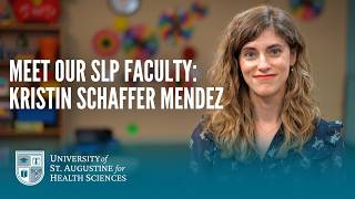 Kristin Shaffer Mendez - Meet Our MS-SLP Faculty University of St Augustine for Health Sciences