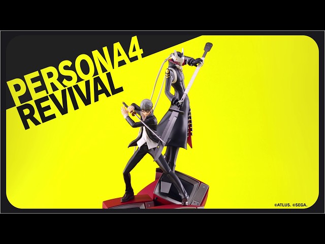 ペルソナ4 主人公＆イザナギ メタルポートレート Persona 4 Revival - Protagonist & Izanagi Figure First Look - YouTube