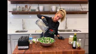 Kale Salad with Creamy Tahini Salad Dressing