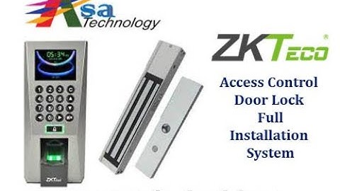 Time attendance access control System, With Door Lock System Full installation for Asa Technology BD