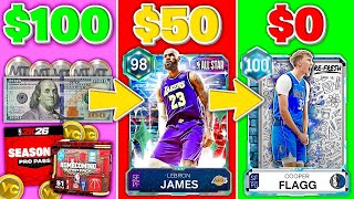 I Built a $100 GOD SQUAD in NBA 2K26 MyTeam!!! 🤑
