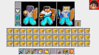 Joguei com o INVENTARIO COMPARTILHADO no Minecraft
