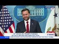 White House Press Briefing with Vice President JD Vance