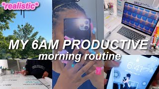 MY 6AM PRODUCTIVE MORNING ROUTINE