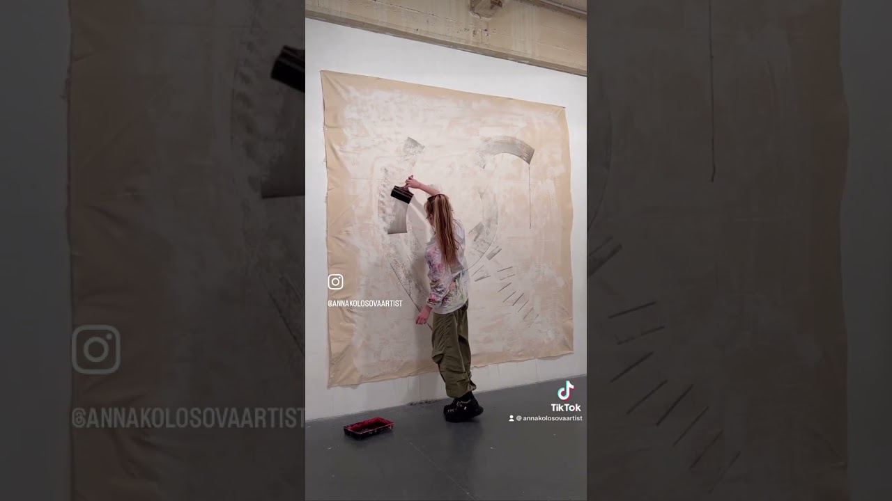 Painting process of Untitled for my latest art show at Unit3Projects, London. Sound by Dynaspektra