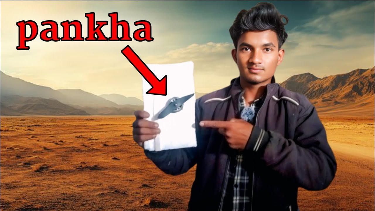 DC motor ki madad se humne mini pankha banai hai Simple tarike se 😃