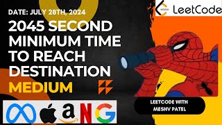 2045 Second Minimum to Reach Destination|Step-by-Step Solution|LeetCode|Coding Interviews|DSA|Hindi