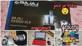 New blootooth keyboard|Bombil ki chutney|Food processor broken ayga|Tshirts