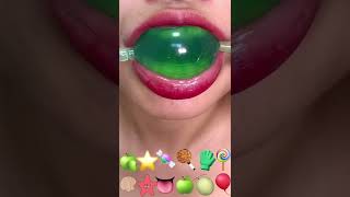 asmr TIKTOK JELLY eating aound #asmr screenshot 5