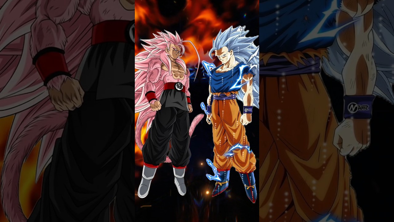 Goku black vs Goku 