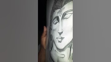 How To Draw Lord Shiva "Adiyogi Sketch" Step By Step Tutorial (Easy Method)