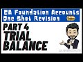 CA Foundation Accounts | One Shot Revision | Part 4 | Trial Balance [Jan 2021]