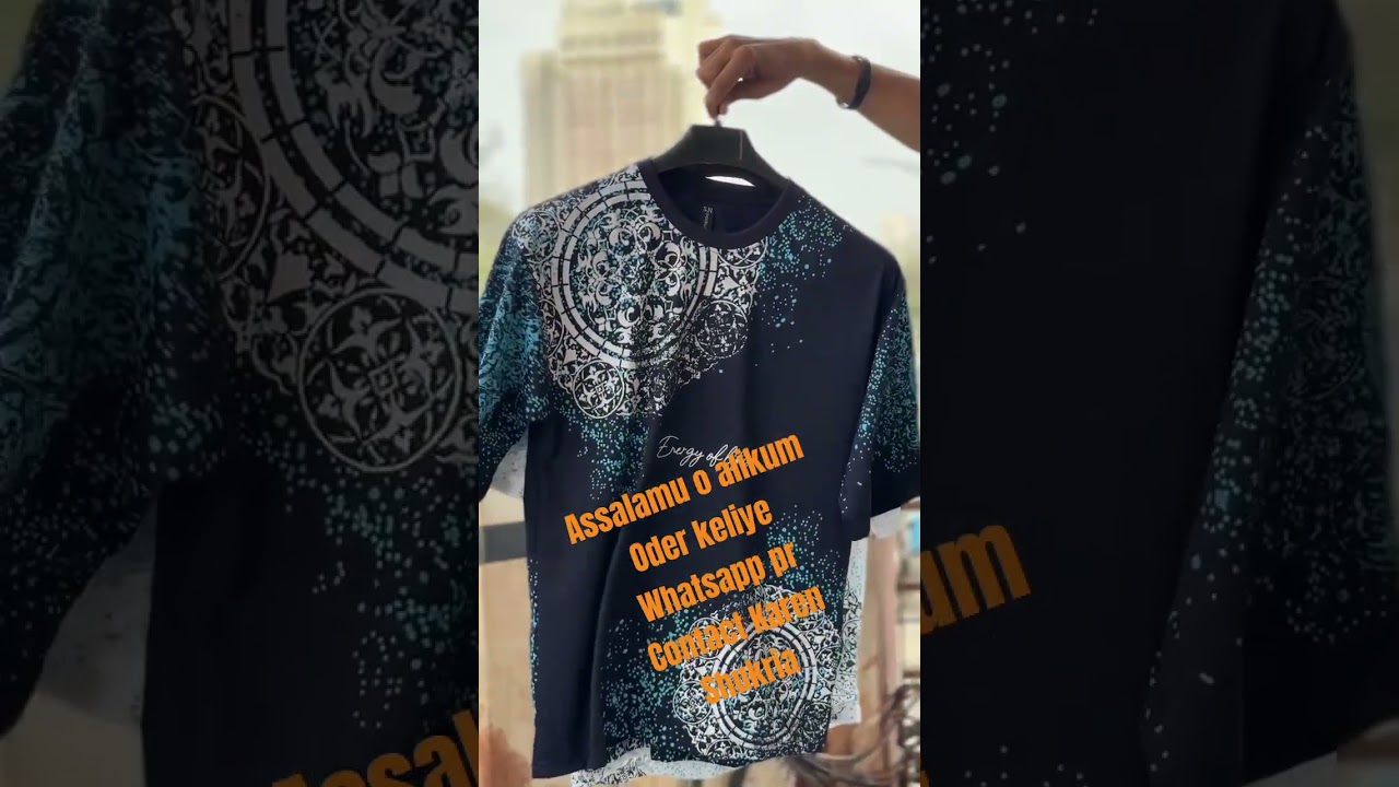 Front back Printed Dropshoulder *Fabric * Fine jrsy pc*Size* Medium, large, Extra large