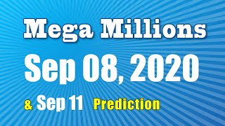 Mega Millions draw Tue, Sep 8, 2020& predictions for Sep 11 - Jackpot $108M