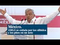 AMLO se enfada con el público: "¿Van a seguir gritando al presidente?" "¡Sí!", responden