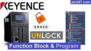 Famous Read Password “Program & Function Block” PLC Keyence Wealth