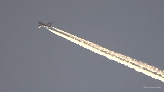 Airbus A330 da Azul (PR-AIY) rasgando o céu de Mato Grosso a 41 mil pés e 907 Km/h| Manaus-Campinas.