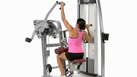 Reciprocating, Wide Grip Pulldown - Cybex Eagle Lat Pulldown