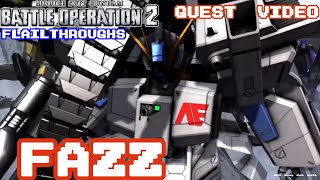 Gundam Battle Operation 2 Guest Video: FA-010A FAZZ