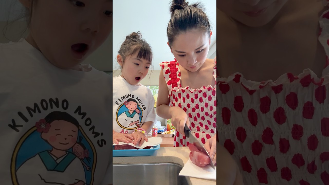 Japanese Mom&Daughter Make POKEBOWL