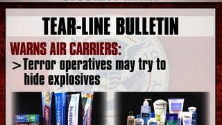 Toothpaste tube threat: Airlines warned explosives may be hidden in tubes