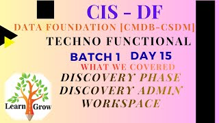 CIS-DF--Day15 - Discovery Phase   Discovery Admin Workspace