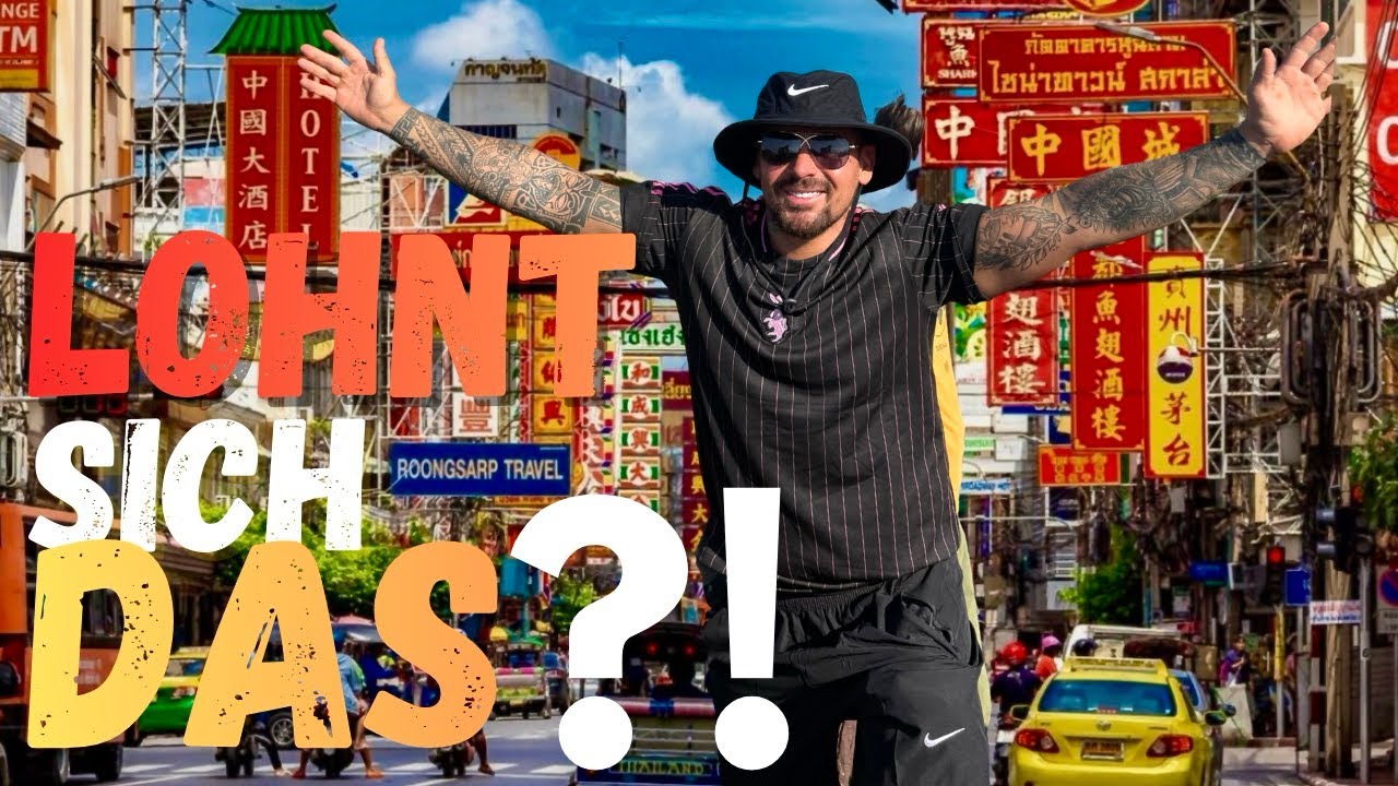 Verrückte Motorrad-Fahrt nach Chinatown Bangkok 🇹🇭 Der Mittag vor Sylvester 🎉🍾