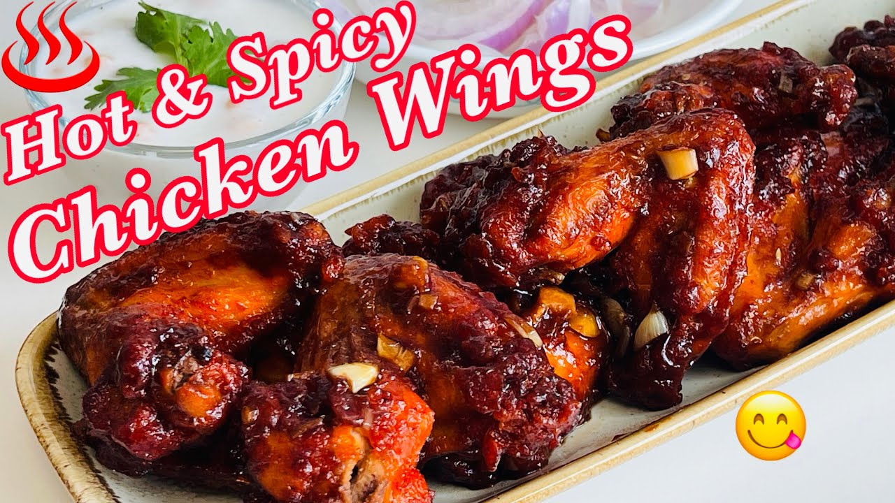 The Best Hot & Spicy Chicken Wings-How to make Chicken Wings-Chicken Wings Recipe-easy chickenwings