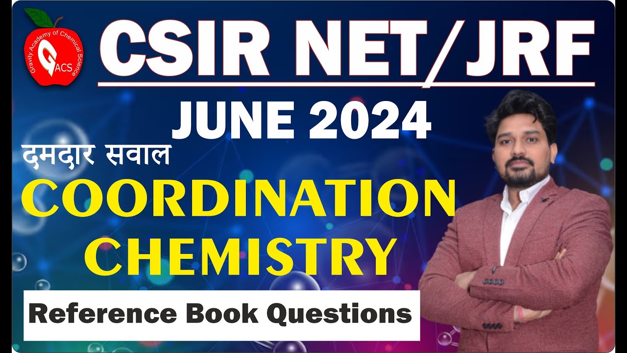 COORDINATION CHEMISTRY REFERENCE BOOK QUESTIONS||TARGET CSIR NET JUNE 2024||DOWNLOAD APP GACS JAIPUR