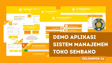 Kel. IA - Demo Aplikasi Manajemen Toko Sembako - Visual Studio 2010 - MK Pemkom, T. Industri, USU