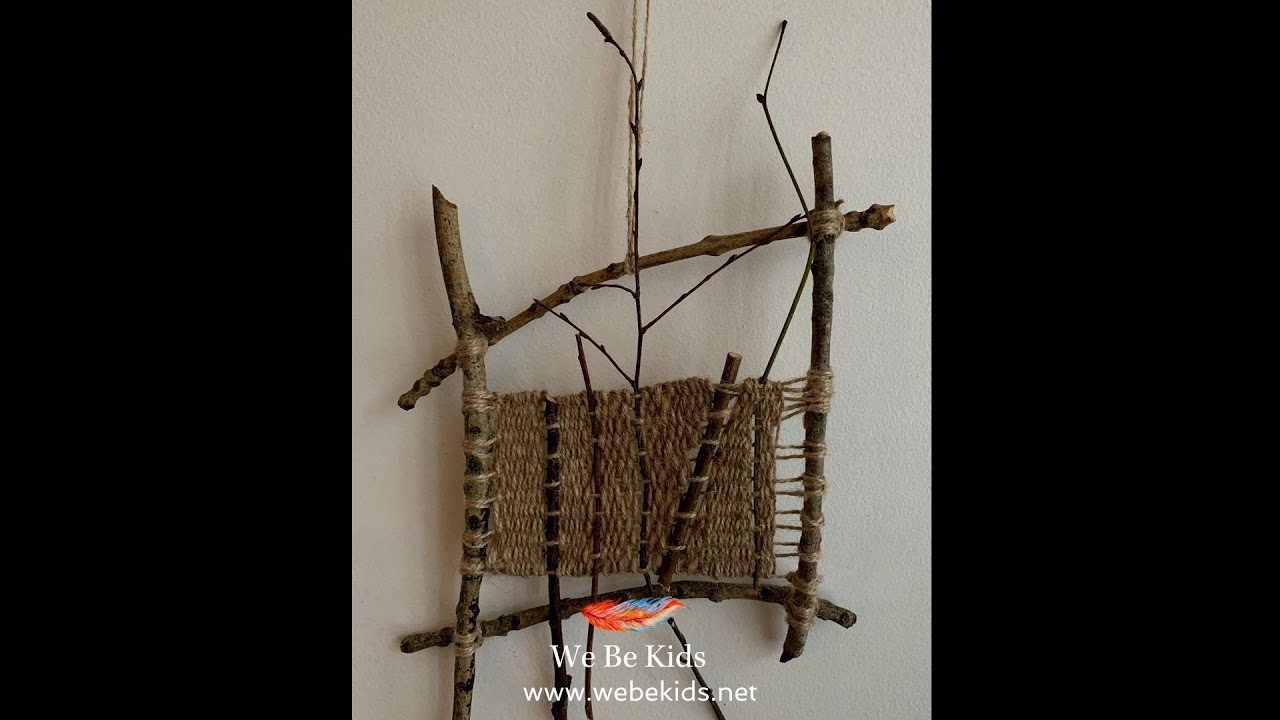 Nature Art & Craft - Winter Twig Weaving 