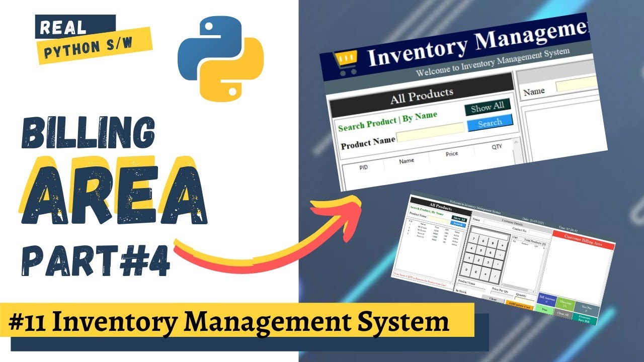 🔥#11 How to Create Inventory Management System with Database in Python ...